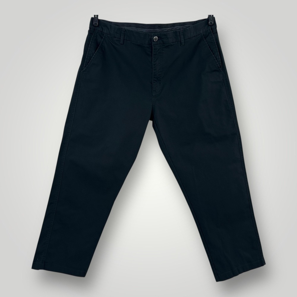 SCOTTeVEST Chino Pants Mens‎ 44 Black Stretch Travel Tech Pockets Casual Big